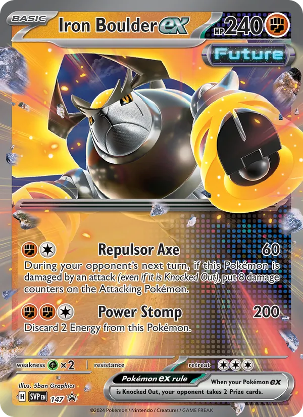 Iron Boulder ex full card art