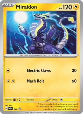 Miraidon #148 · SVP Black Star Promos Pokémon card