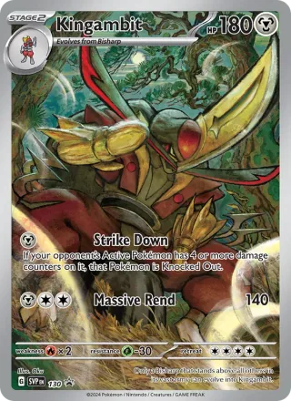 Kingambit #130 · SVP Black Star Promos Pokémon card