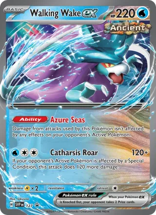 Walking Wake ex #127 · SVP Black Star Promos Pokémon card