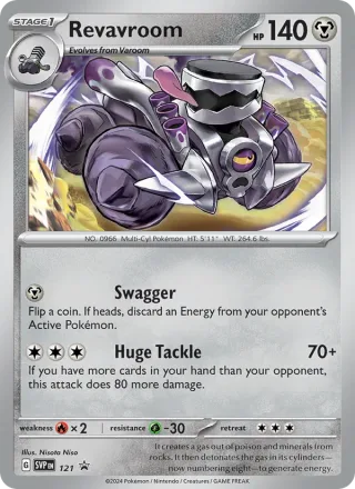 Revavroom #121 · SVP Black Star Promos Pokémon card