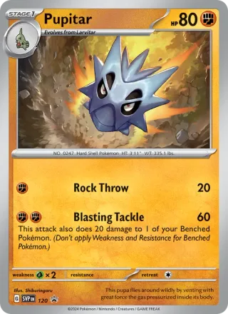 Pupitar #120 · SVP Black Star Promos Pokémon card