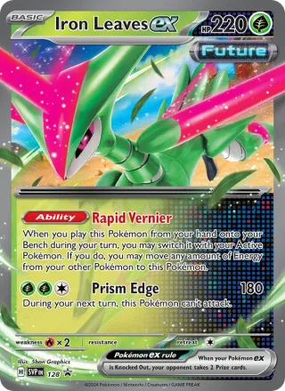 Iron Leaves ex #128 · SVP Black Star Promos Pokémon card