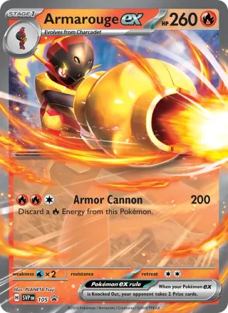 Armarouge ex #105 · SVP Black Star Promos Pokémon card