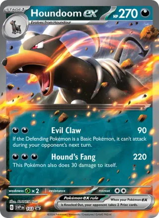 Houndoom ex #103 · SVP Black Star Promos Pokémon card