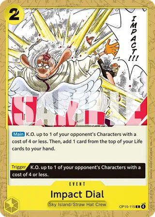 Impact Dial #OP15-115 · Adventure on Kami's Island One Piece card
