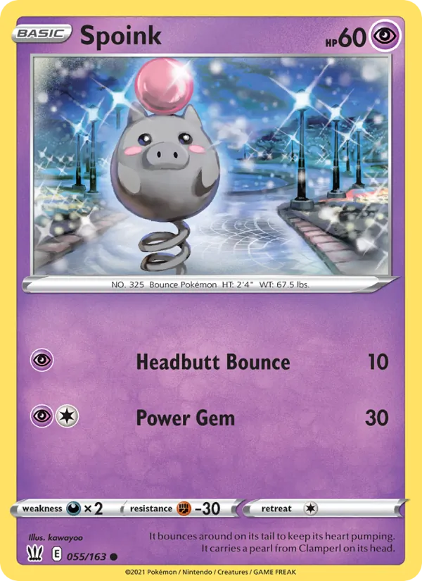 Spoink full card art