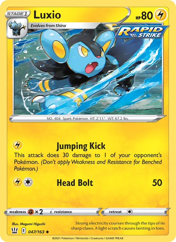 Luxio full card art