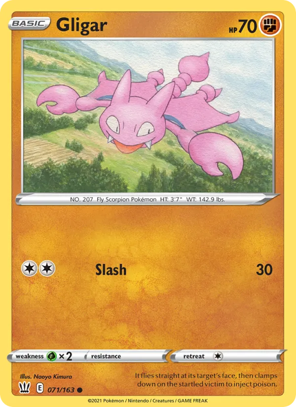 Gligar full card art