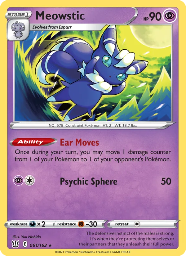 Meowstic full card art