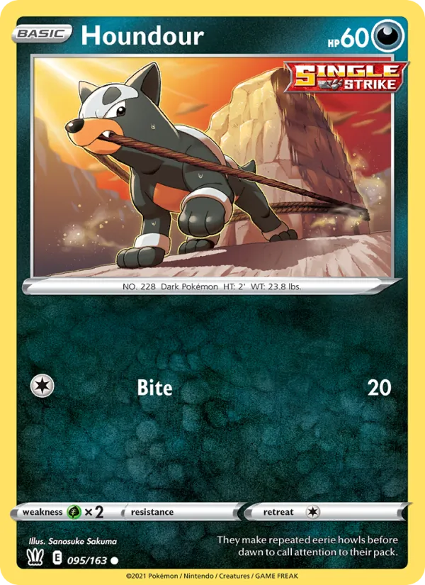 Houndour full card art