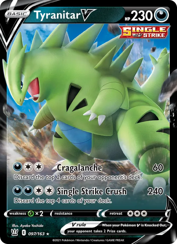 Tyranitar V full card art