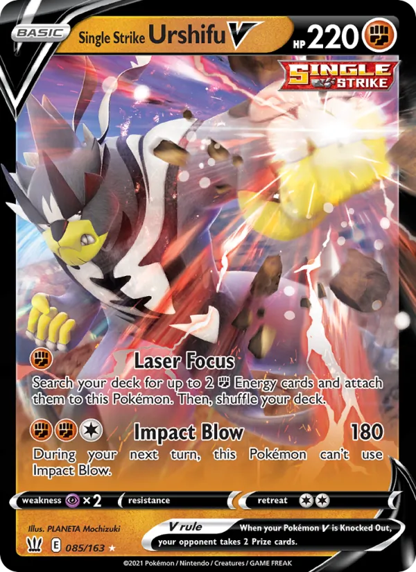 Single Strike Urshifu V full card art