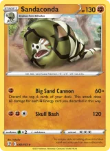 Sandaconda #82/163 · Battle Styles Pokémon card
