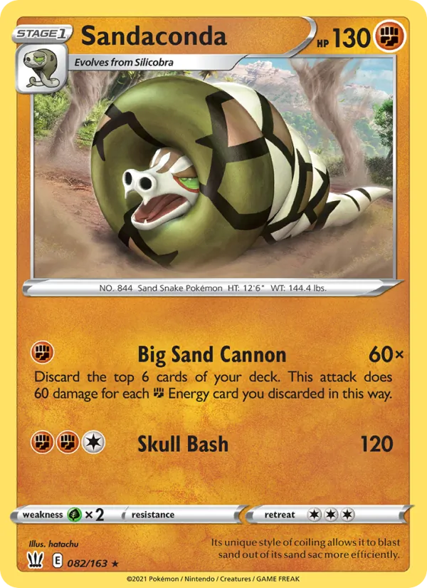 Sandaconda full card art