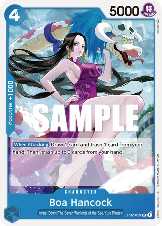 Boa Hancock #OP02-059 · Paramount War Pre-Release Cards One Piece card