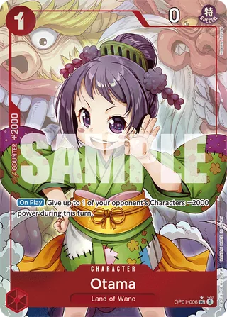Otama (Full Art) #OP01-006-full-art · Premium Booster -The Best- One Piece card