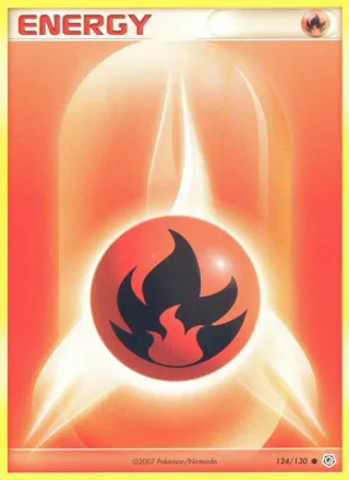 Fire Energy #124 · Diamond & Pearl Pokémon card