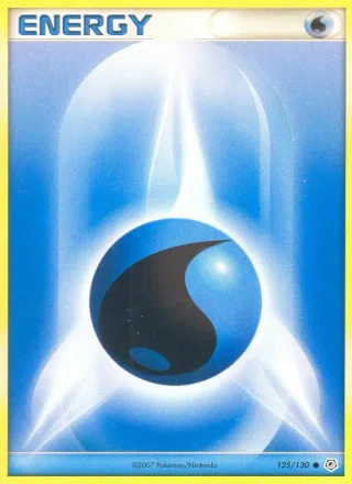 Water Energy #125 · Diamond & Pearl Pokémon card