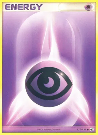 Psychic Energy #psychic · Basic Energy (2007 copyright) Pokémon card