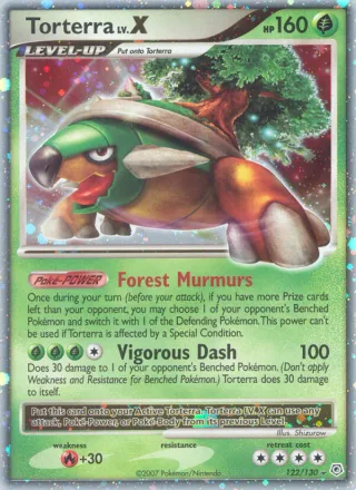 Torterra #122 · Diamond & Pearl Pokémon card
