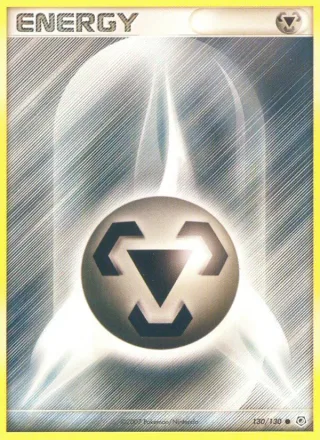 Metal Energy #metal · Basic Energy (2007 copyright) Pokémon card