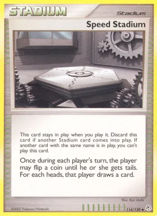 Speed Stadium #114 · Diamond & Pearl Pokémon card