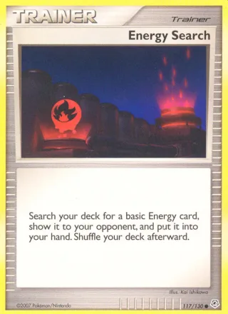 Energy Search #117 · Diamond & Pearl Pokémon card