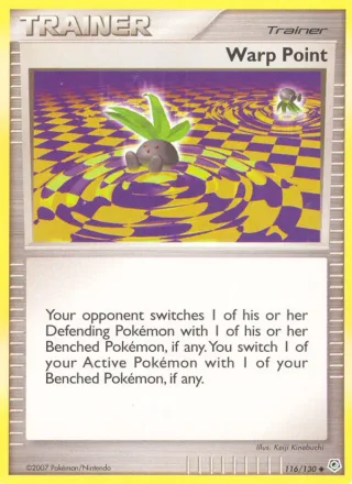 Warp Point #116 · Diamond & Pearl Pokémon card