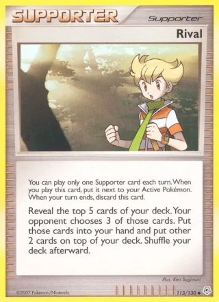 Rival #113 · Diamond & Pearl Pokémon card