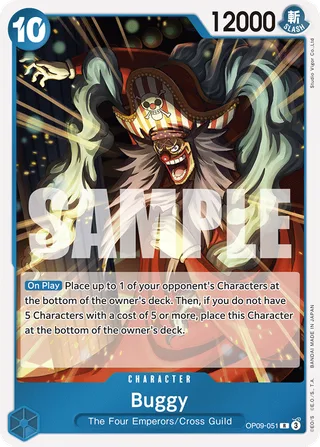 Buggy #OP09-051 · Emperors in the New World One Piece card