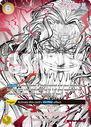 Silvers Rayleigh (SP) #OP14-108-sp · The World's Strongest Warriors One Piece card