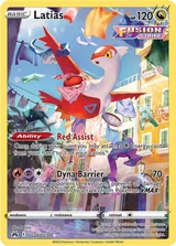 Latias · Crown Zenith Galarian Gallery Pokémon card