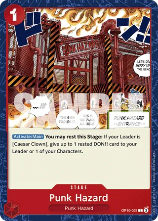 Punk Hazard #OP10-021 · Royal Blood One Piece card