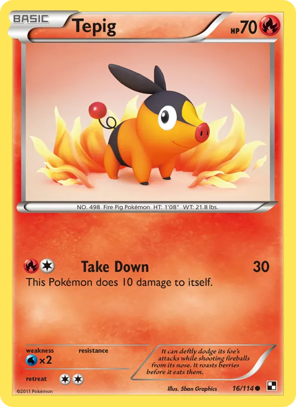 Tepig full card art