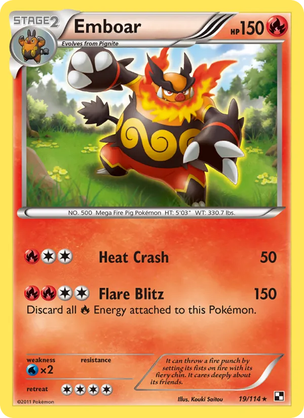 Emboar full card art