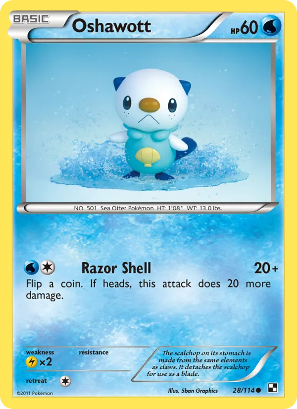 Oshawott full card art