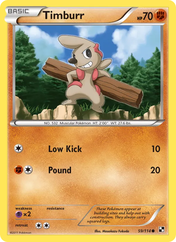 Timburr full card art
