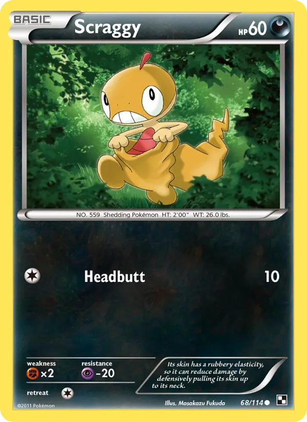 Scraggy full card art