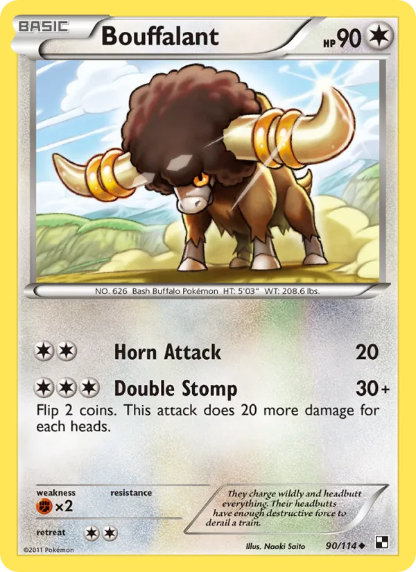Bouffalant full card art