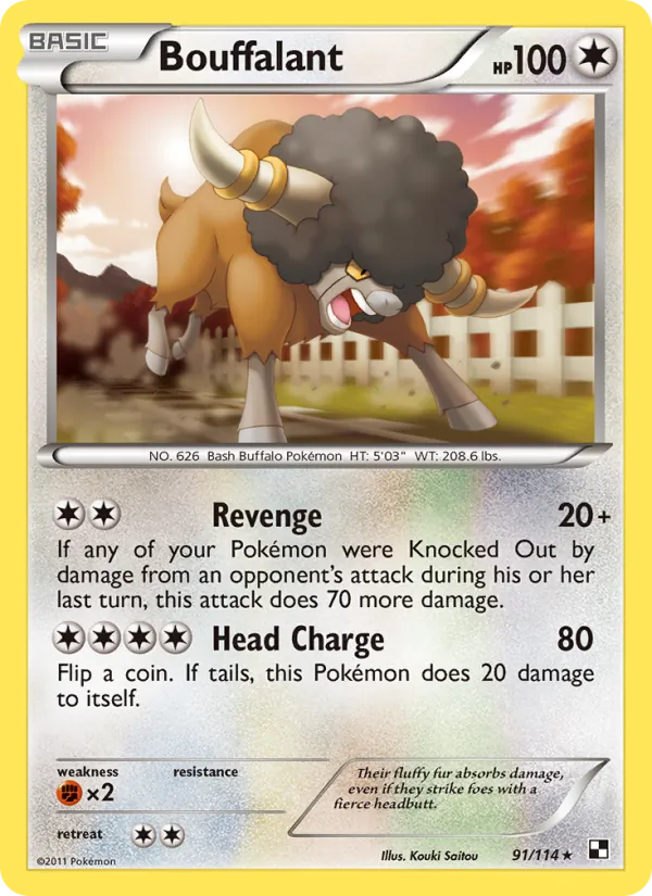 Bouffalant full card art