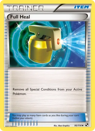 Full Heal #95 · Black & White Pokémon card