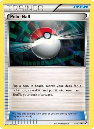Poké Ball #97 · Black & White Pokémon card