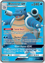 Blastoise GX · SM Black Star Promos Pokémon card