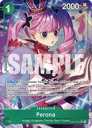 Perona (Alternate Art) #OP12-034-alternate-art · Legacy of the Master One Piece card