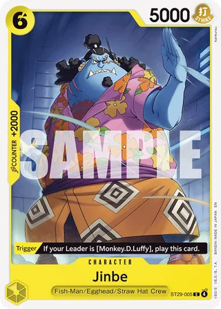 Jinbe #ST29-005 · ST-29: Starter Deck 29 Egghead One Piece card