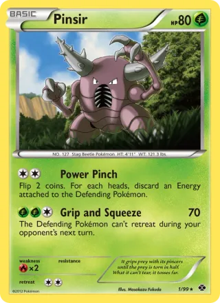 Pinsir #1 · Next Destinies Pokémon card