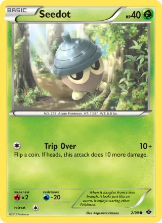 Seedot #2 · Next Destinies Pokémon card