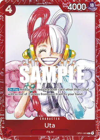 Uta (Premium Card Collection -ONE PIECE FILM RED Edition-) #OP01-005-premium-card-collection-one-piece-film-red-edition · One Piece Promotion Cards One Piece card