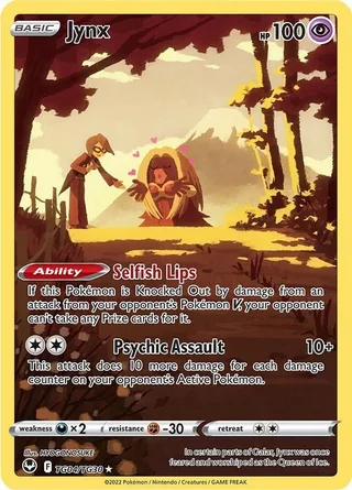 Jynx #TG04 · Silver Tempest Trainer Gallery Pokémon card